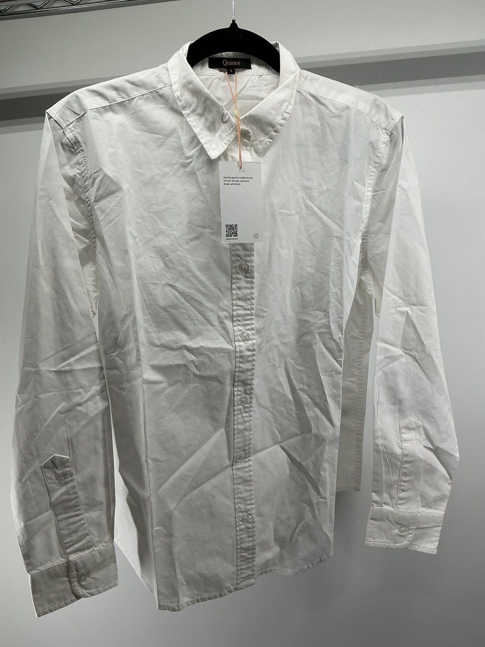 100% Organic Cotton Poplin Long Sleeve Shirt